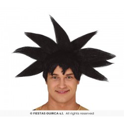 PARRUCCA GUERRIERO NERA IN BOX