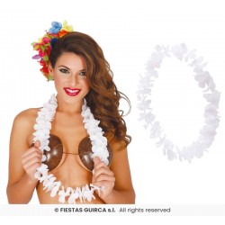 COLLANA HAWAIANA BIANCA