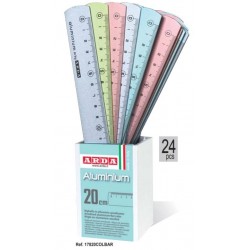 RIGHELLO ALLUMINIO 15cm FROST PASTEL ARDA