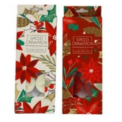 CANDELE TEALIGHTS POINSETTIA 10pz