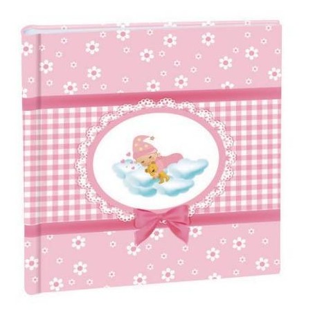 ALBUM FOTO NASCITA 20PAG. PERGAMENA C/VELINA 17231