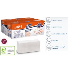 ASCIUGAMANI A "V" PURA CELLULOSA 2VELI 20,5x21,2cm 200pz...