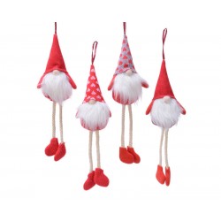 GNOMO IN TESSUTO C/APPENDINO 24cm 4as.ti