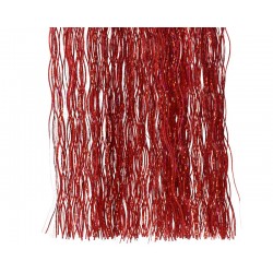 DECORAZIONE ONDA METALLIZZATA VINYL 50x40cm ROSSO