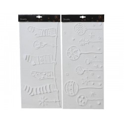 VETROFANIA NATALE 23x49cm 2ass.ti 1PZ