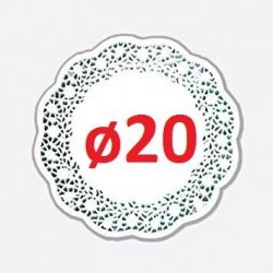 PIZZO PORCELLANATO TONDO ø20 100pz