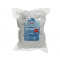 BUSTA FIOCCHI DI NEVE IN POLIESTERE 25x35x4cm 100gr