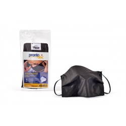 MASCHERINA IN TESSUTO NERA DPI PRONTO DOC 1 PEZZO