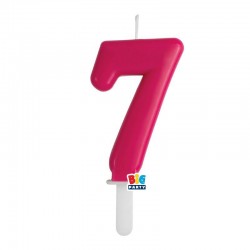 CANDELINA NUMERO 7 TINY PLUMP CHERRY 7cm