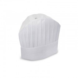 CAPPELLO GRAND CHEF 23cm CARTA BIANCA CRESPATA 20pz