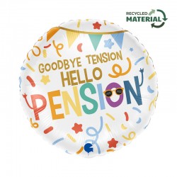 PALLONE MYLAR 18" 46cm HELLO PENSIONE