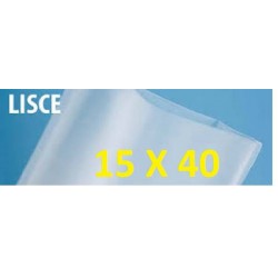 BUSTE SOTTOVUOTO LISCE C8 80my MIS. 15x40cm 100pz