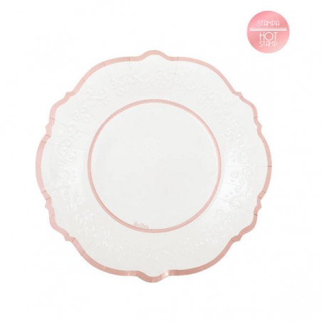 PIATTI LIBERTY CM.21 ROSE GOLD  8pz