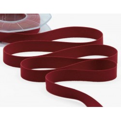 NASTRO VELLUTO mm15x7mt COL.38 BORDEAUX SCURO