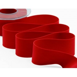 NASTRO VELLUTO DOPPIO mm40x7mt COL.31 ROSSO
