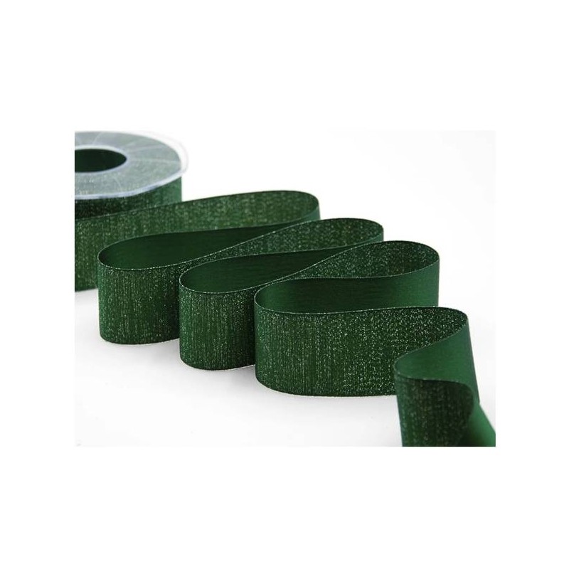 NASTRO RASO BOUTIQUE LAMè mm40x20mt COL.633 VERDE INGLESE