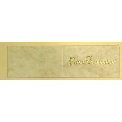 BIGLIETTI BOMBONIERA PRIMA COMUNIONE BEIGE 20pz 200