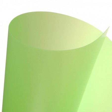 FOGLIO POLIPROPILENE CANSON 50x70 455gr VERDE LIMONE