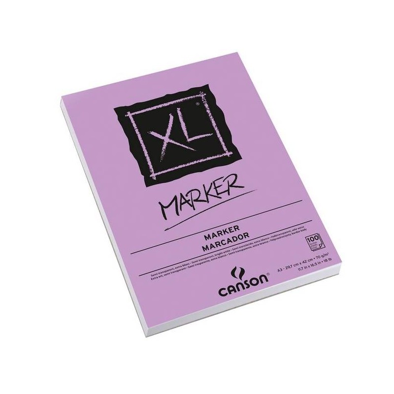BLOCCO CANSON XL MARKER 100fg A4 70gr
