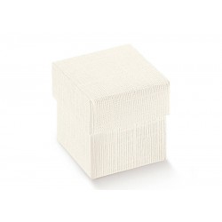 SCATOLA F/COP SETA BIANCO 16,5x16,5x17cm 10pz