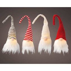 GNOMO C/LED H.23cm ASS.TI