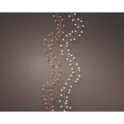 MICRO LED 80 LUCI 1,50mt FILO TRASPARENTE 2COLORI ASS.TI