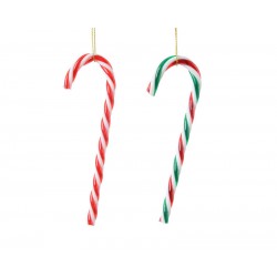 CANDY CANE PLASTICA 2ass. H12,5cm 1pz