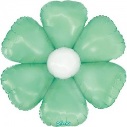 PALLONCINO MYLAR 34" 86cm MARGHERITA VERDE MENTA