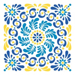 TOVAGLIOLI AIRLAID 40x40cm BLU AMALFI 50pz FATO