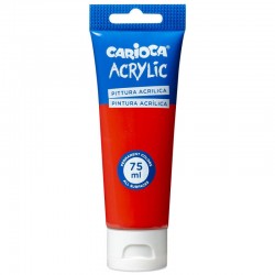 TEMPERA ACRILICA CARIOCA 75ml ROSSO