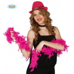 BOA CON PIUME FUXIA 180cm