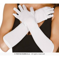 GUANTI LUNGHI BIANCHI 42cm