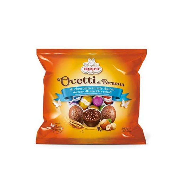 OVETTI FARAONA CREMA NOCCIOLA E CEREALI 500gr