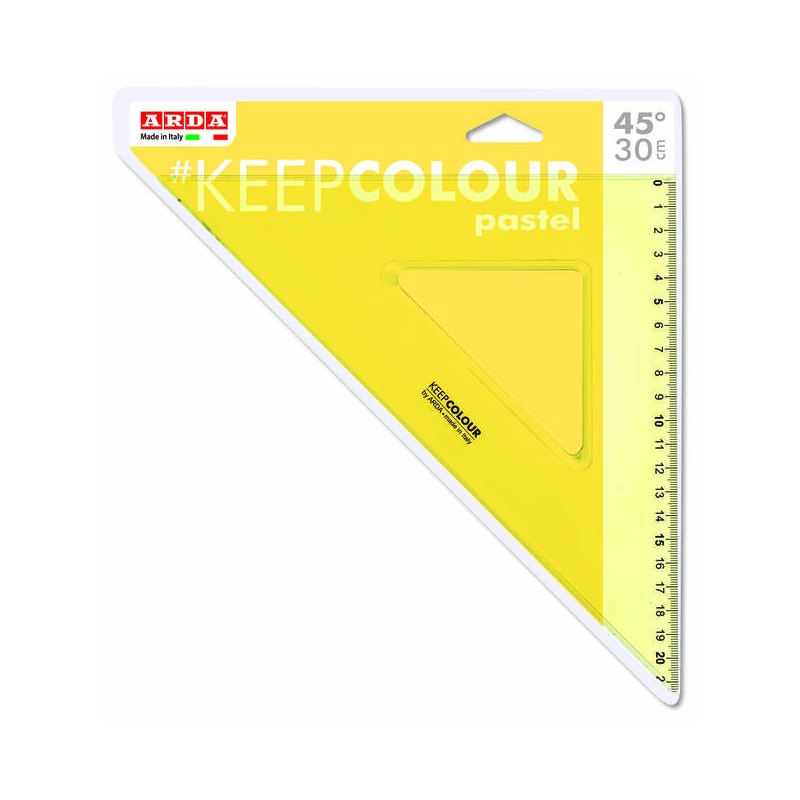 SQUADRA KEEP COLOUR 45° 30cm PASTEL ARDA