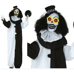 SCHELETRO CLOWN C/LUCE SUONO E MOVIMENTO 170cm
