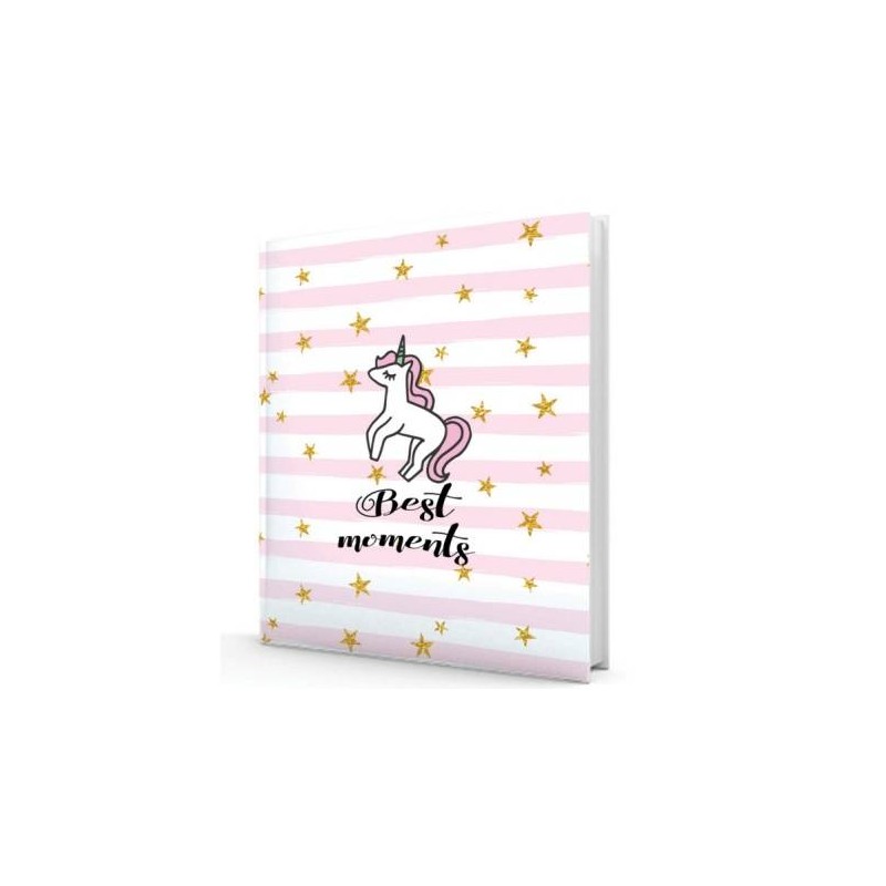 ALBUM FOTO UNICORNO 24x30cm 30fg PERGAMENA C/VELINA 17383