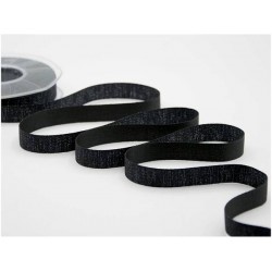 NASTRO RASO BOUTIQUE LAMè mm16x20mt COL.33 NERO