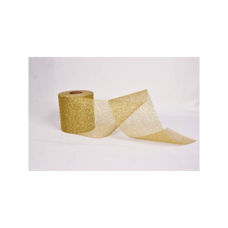 RETINA GLITTERATA mm100x20mt COL.102 ORO