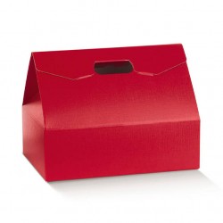 BAULOTTO 33,5x23,5x25cm FIBRA ROSSO