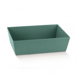 VASSOIO CONICO 40x30x11,5cm FIBRA VERDE