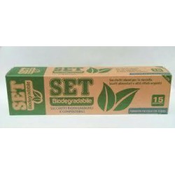 SACCHI SPAZZATURA SET BIO PICCOLO 42x45cm 10lt 15pz