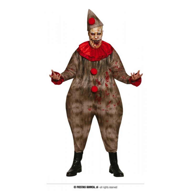COSTUME CREEPY CLOWN TG.52/54