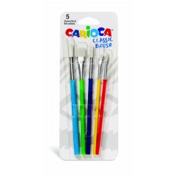 CARIOCA PENNELLI SCHOOL BRUSH SET 5pz