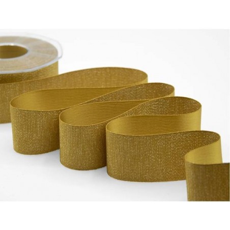 NASTRO RASO BOUTIQUE LAMè mm40x20mt COL.1085 SENAPE