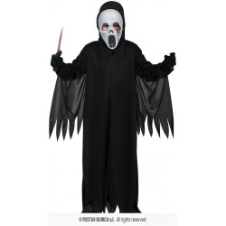 COSTUME BAMBINO GHOST ASSASSINO 7-9 anni