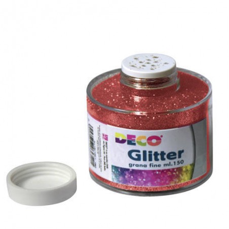 GLITTER BARATTOLO 150gr ROSSO CWR
