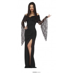COSTUME GOTH MORTICIA MOTHER  TG.M 38-40