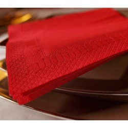 TOVAGLIOLI 40x40cm D.V. ROSSO 50pz FATO