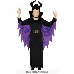 COSTUME BIMBA FATA MALVAGIA 3-4 anni