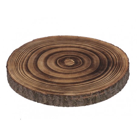 DISCO DI LEGNO PAULOWNIA ø30x3cm